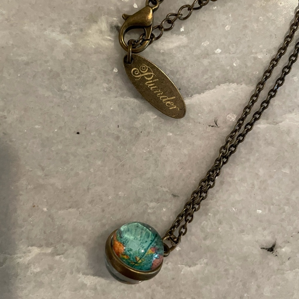 Plunder Design Globe Necklace